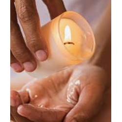 bougie-huile de massage